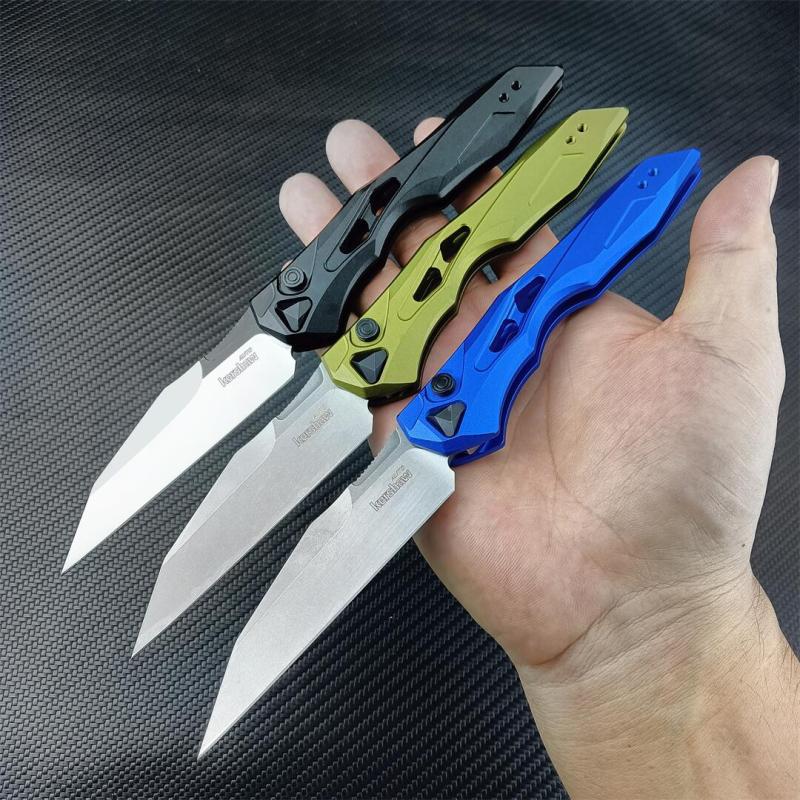 Kershaw 7650 Launch 13 AUTO Folding Knife 3.5" Two-Tone CPM-154 Wharncliffe Blade, Anodized Aluminum Handles