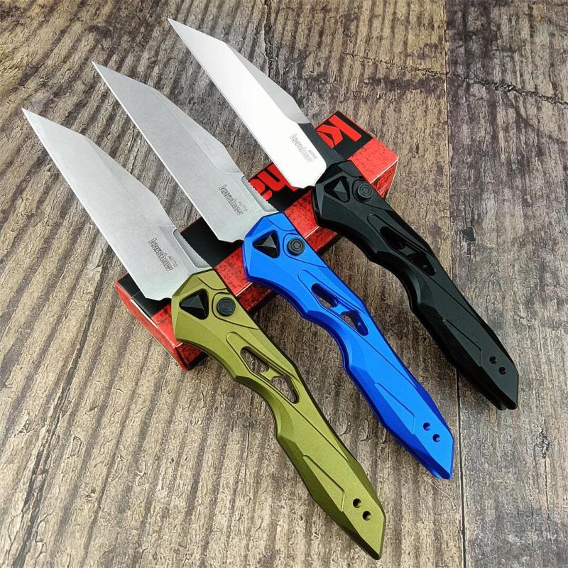 Kershaw 7650 Launch 13 AUTO Folding Knife 3.5" Two-Tone CPM-154 Wharncliffe Blade, Anodized Aluminum Handles