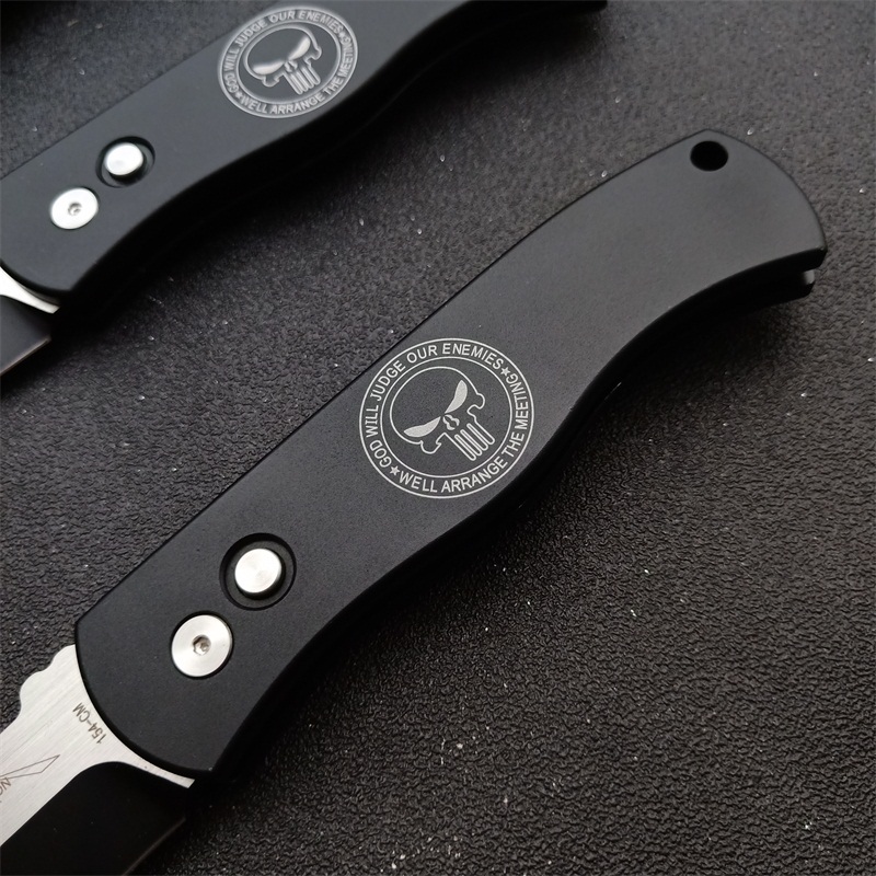 Pro-Tech Emerson CQC7 Tactical AUTO Folding Knife 3.27" 154-CM DLC Blade, Aviation Aluminum Handles