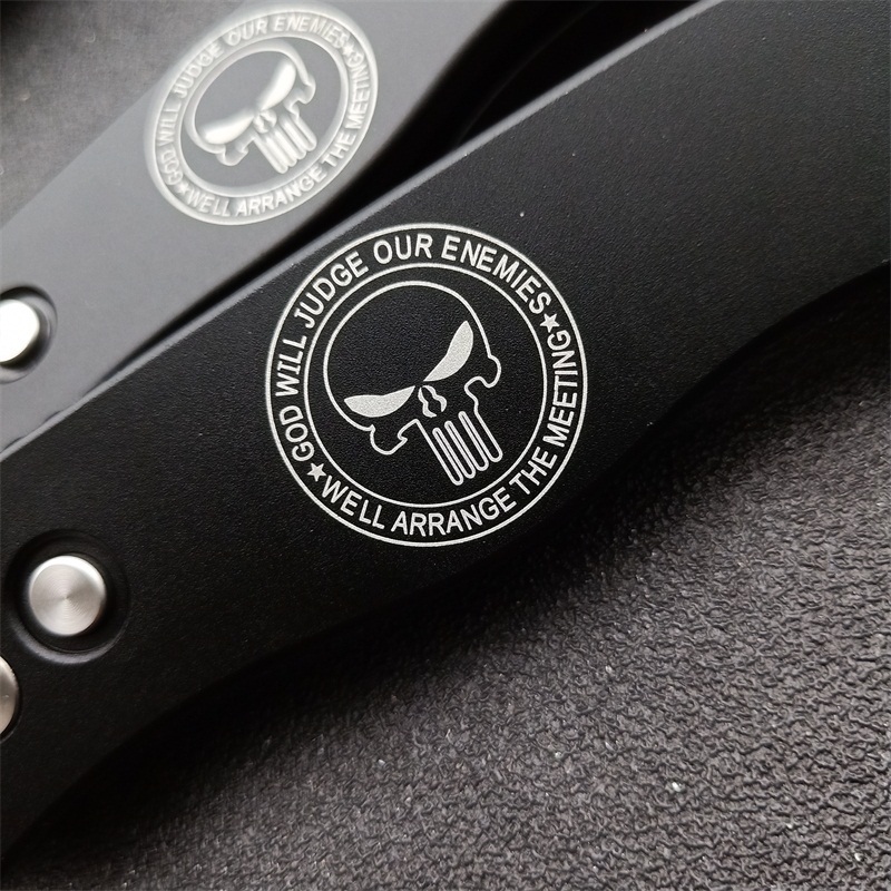 Pro-Tech Emerson CQC7 Tactical AUTO Folding Knife 3.27" 154-CM DLC Blade, Aviation Aluminum Handles