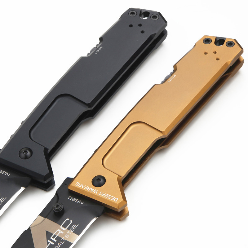 Extrema Ratio MPC Folding Knife 4.53" N690 Drop Combo Blade, Aluminum Alloy Handles