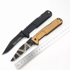 Extrema Ratio MPC Folding Knife 4.53" N690 Drop Combo Blade, Aluminum Alloy Handles