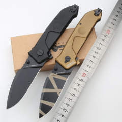 Extrema Ratio MF1 Folding Knife 3.5" Black Plain N690 Blade, Aluminum Handles, Liner Lock - EX133MF1