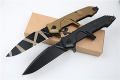 Extrema Ratio MF2 Folding Knife 4.13" Black Plain N690 Blade, Aluminum Handles, Liner Lock - EX133MF2