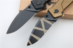 Extrema Ratio MF1 Folding Knife 3.5" Black Plain N690 Blade, Aluminum Handles, Liner Lock - EX133MF1
