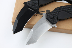 Extrema Ratio Nightmare Folding Knife 2.76" N690 Drop Combo Blade, Aluminum Alloy Handles