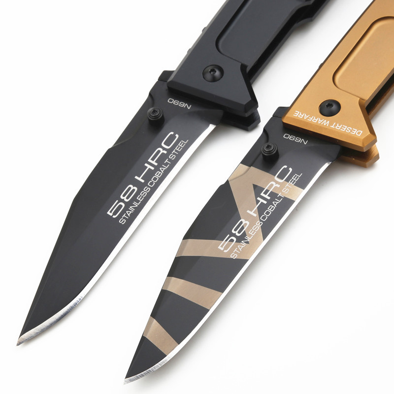 Extrema Ratio MPC Folding Knife 4.53" N690 Drop Combo Blade, Aluminum Alloy Handles