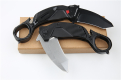 Extrema Ratio Nightmare Folding Knife 2.76" N690 Drop Combo Blade, Aluminum Alloy Handles