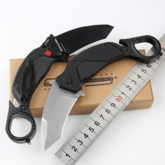 Extrema Ratio Nightmare Folding Knife 2.76" N690 Drop Combo Blade, Aluminum Alloy Handles