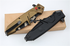 Extrema Ratio MF2 Folding Knife 4.13" Black Plain N690 Blade, Aluminum Handles, Liner Lock - EX133MF2