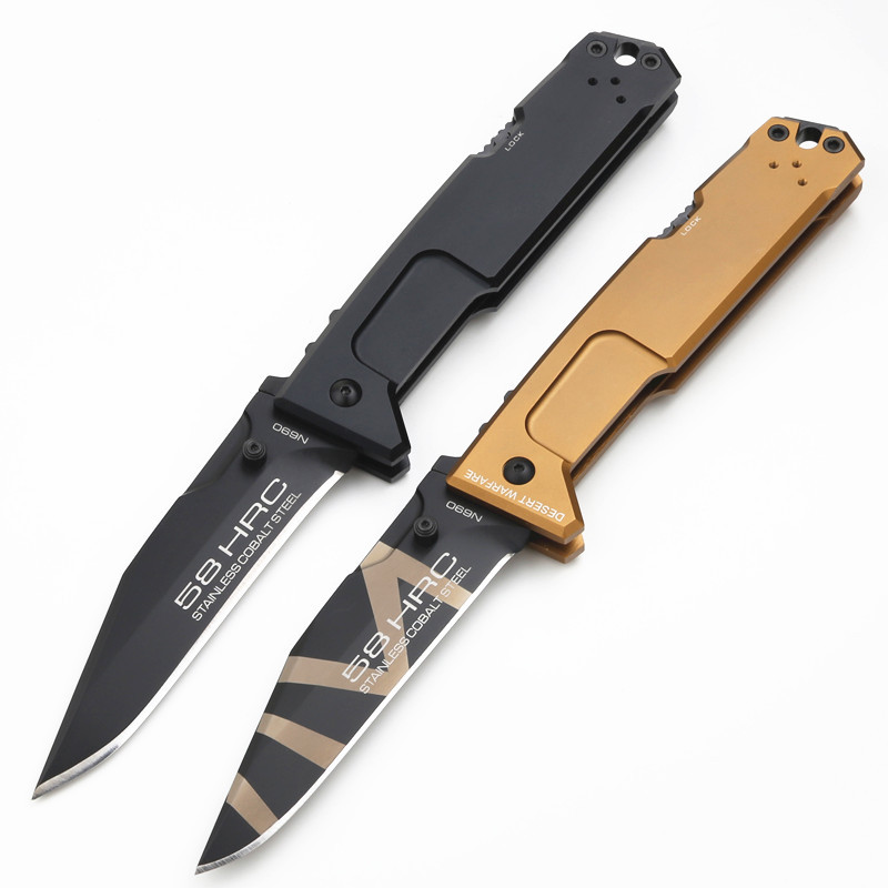 Extrema Ratio MPC Folding Knife 4.53" N690 Drop Combo Blade, Aluminum Alloy Handles