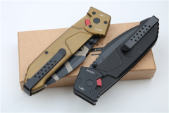 Extrema Ratio MF1 Folding Knife 3.5" Black Plain N690 Blade, Aluminum Handles, Liner Lock - EX133MF1