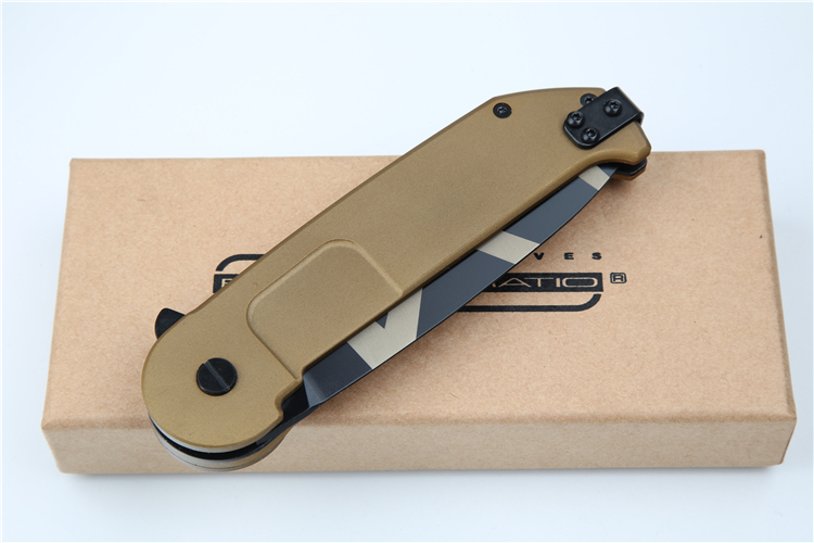 Extrema Ratio BF2RCT Folding Knife 3.39" Black Plain N690 Blade, Aluminum Handles, Liner Lock