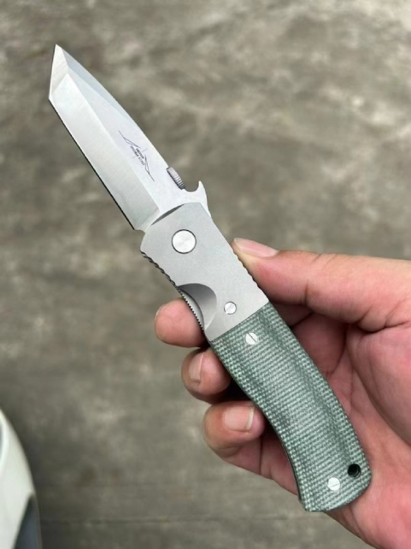 Kershaw Emerson CQC-7 Knifes Folding Knife 3.23" N690 Two-Tone Tanto Blade, G10 and Stainless Steel Handles
