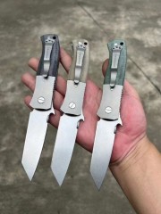 Kershaw Emerson CQC-7 Knifes Folding Knife 3.23" N690 Two-Tone Tanto Blade, G10 and Stainless Steel Handles