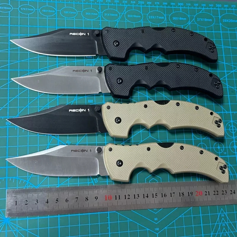 Cold Steel 27TMC Knives Recon M1 Folding Knife 3.74" S35VN Clip Point Blade, Nylon Fiber Handles
