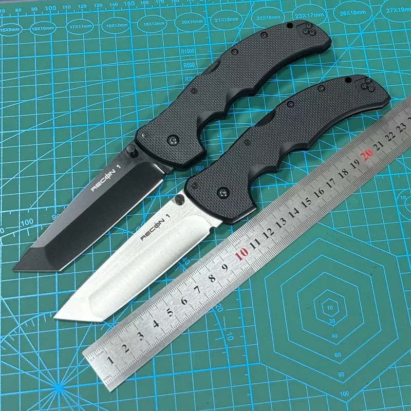 Cold Steel 27TMC Knives Recon M1 Folding Knife 3.74" S35VN Tanto Point Blade, Nylon Fiber Handles