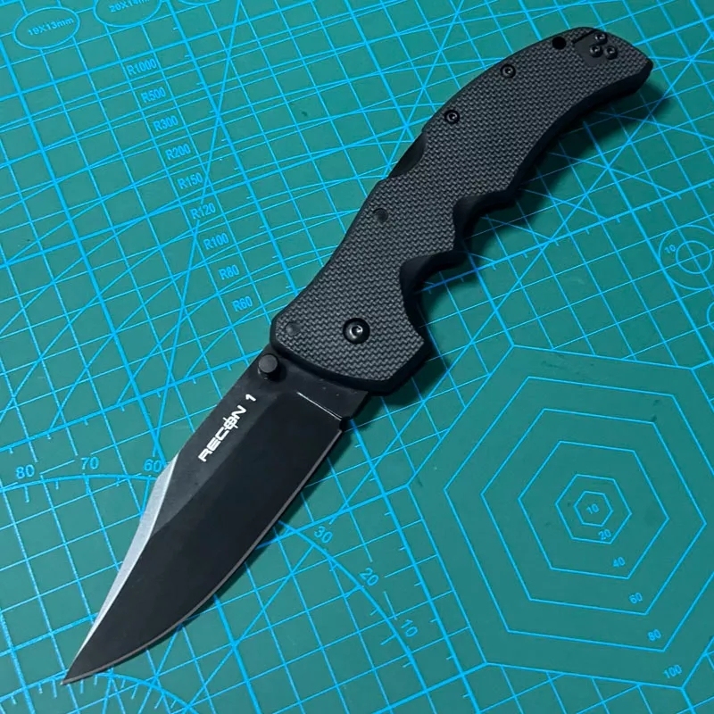 Cold Steel 27TMC Knives Recon M1 Folding Knife 3.74" S35VN Clip Point Blade, Nylon Fiber Handles