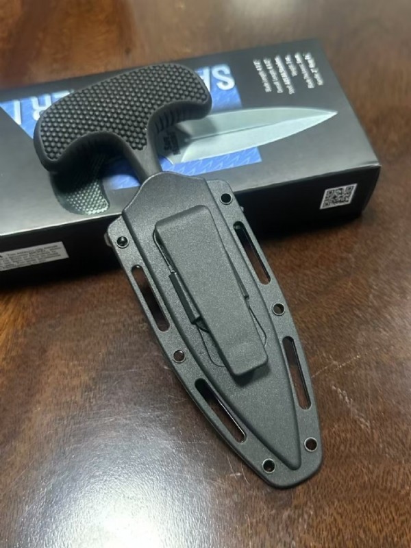 Cold Steel 12DBST Knife Safe Maker I Push Dagger 3.15" AUS-8 Blade, Kray-Ex Handle