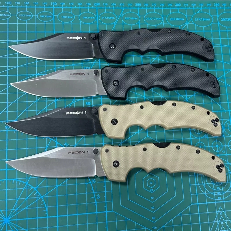 Cold Steel 27TMC Knives Recon M1 Folding Knife 3.74" S35VN Clip Point Blade, Nylon Fiber Handles