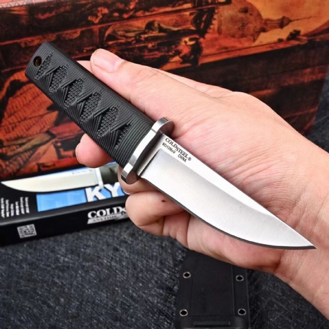 Cold Steel 17DB Kyoto II Boot Knives Fixed Blade Knife 3.27" 8Cr13MoV Reinforced Point, Kray-Ex Handles