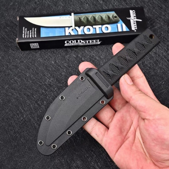 Cold Steel 17DB Kyoto II Boot Knives Fixed Blade Knife 3.27" 8Cr13MoV Reinforced Point, Kray-Ex Handles