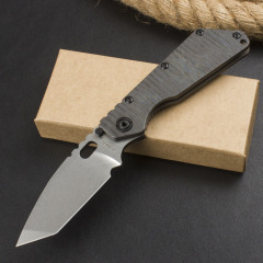 M.Strider Custom SMF Tank 3Models Folding Knife 3.15" CPM-D2 Blade, T-6061 Handles