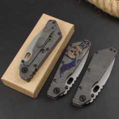 M.Strider Custom SMF Tank 3Models Folding Knife 3.15" CPM-D2 Blade, T-6061 Handles