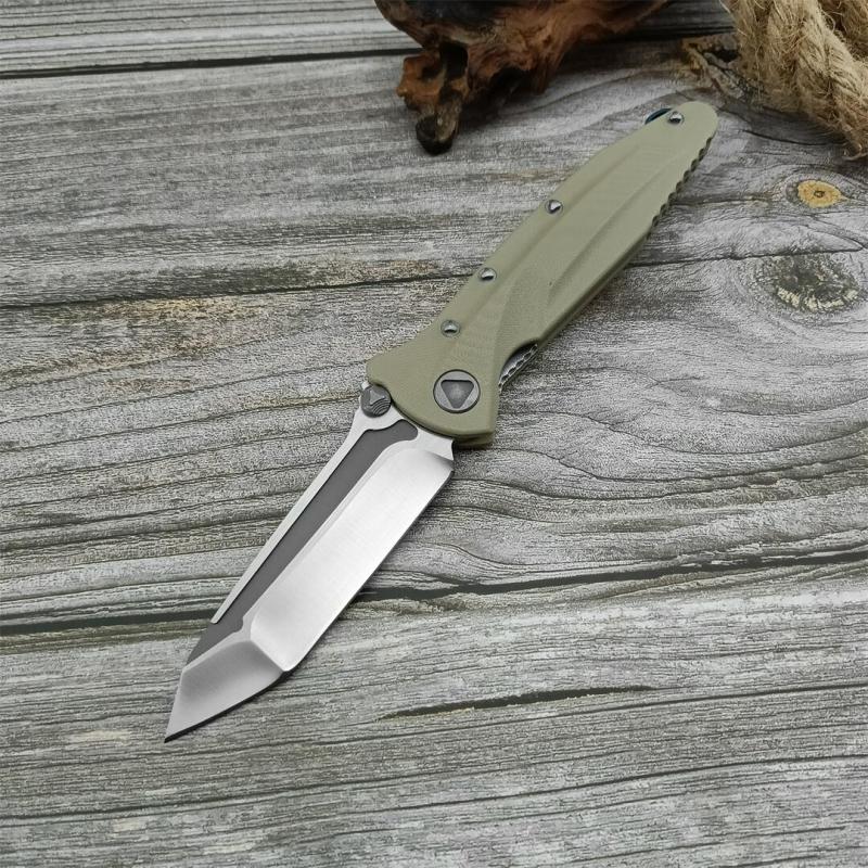 Microtech Delta Force Knife 3.86" D2 Folding Blade, G10 Handles