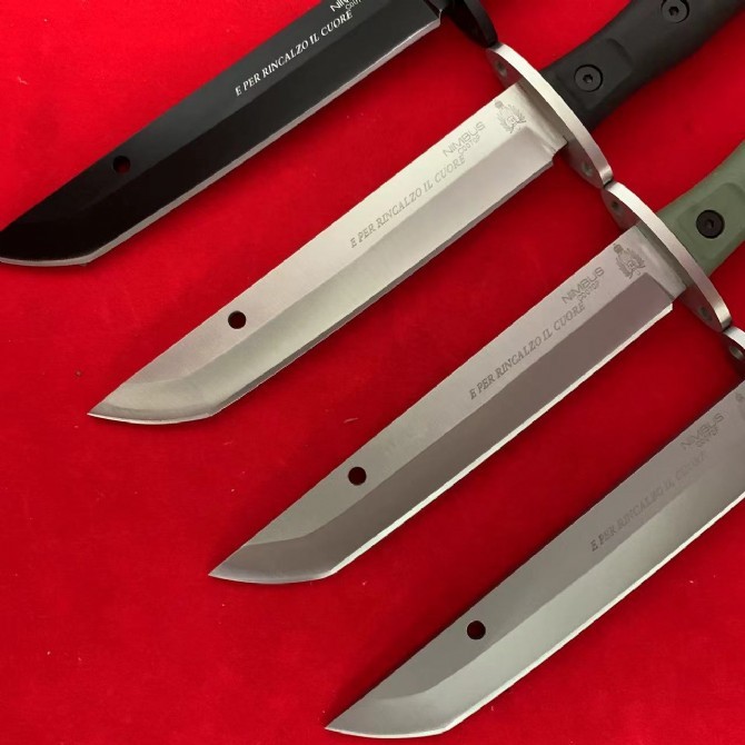Extrema Ratio 0392 Tactical Knifes 7.64" 1095 Blade, Forprene Handles