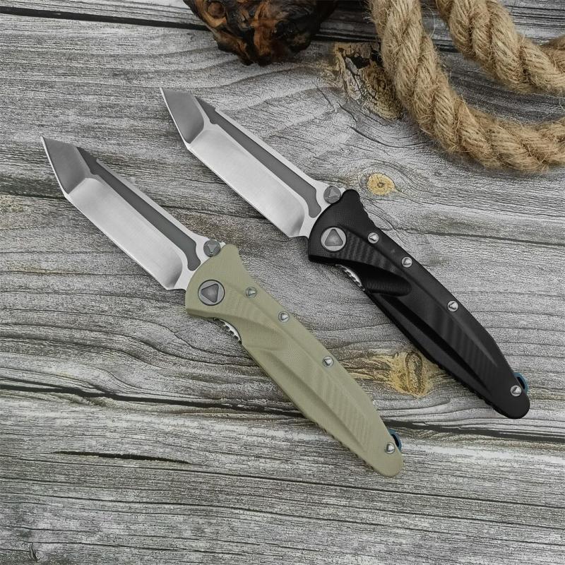 Microtech Delta Force Knife 3.86" D2 Folding Blade, G10 Handles