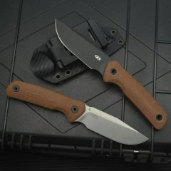 ZT 004 Knife Fixed Blade  3.74" 9Cr18mov Clip Point, G10 Handles, Kydex Sheath