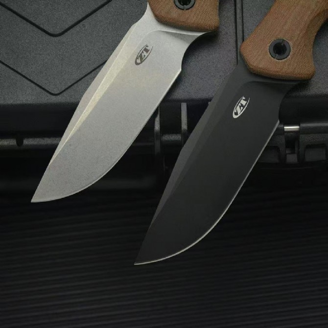 ZT 004 Knife Fixed Blade  3.74" 9Cr18mov Clip Point, G10 Handles, Kydex Sheath