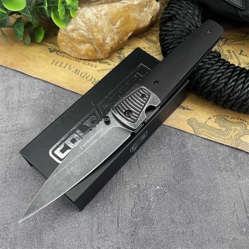 Cold Steel 60 Series Caledonian Knife Folding 4.06" 440C Blade, G10 Handles