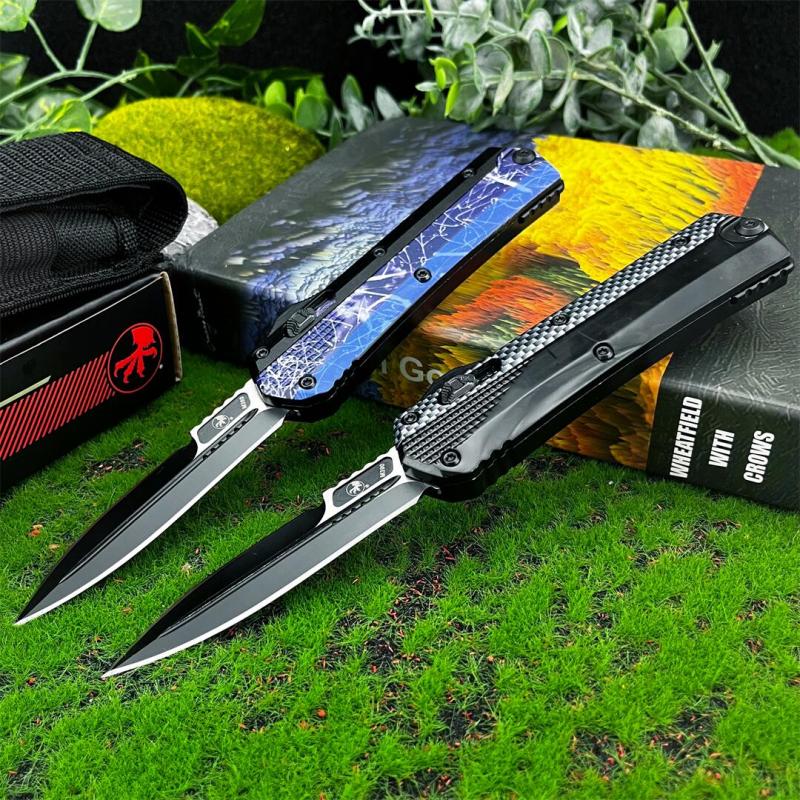 MT Glykon Knife AUTO OTF 3.54" 440C Blade, Aluminum Handles
