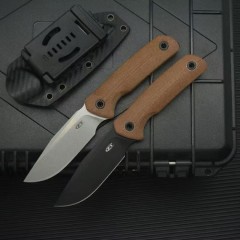 ZT 004 Knife Fixed Blade  3.74" 9Cr18mov Clip Point, G10 Handles, Kydex Sheath