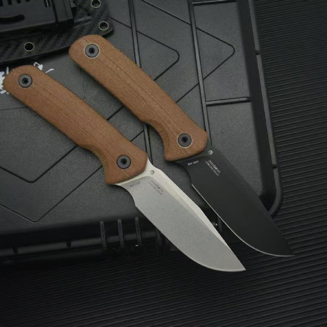 ZT 004 Knife Fixed Blade  3.74" 9Cr18mov Clip Point, G10 Handles, Kydex Sheath