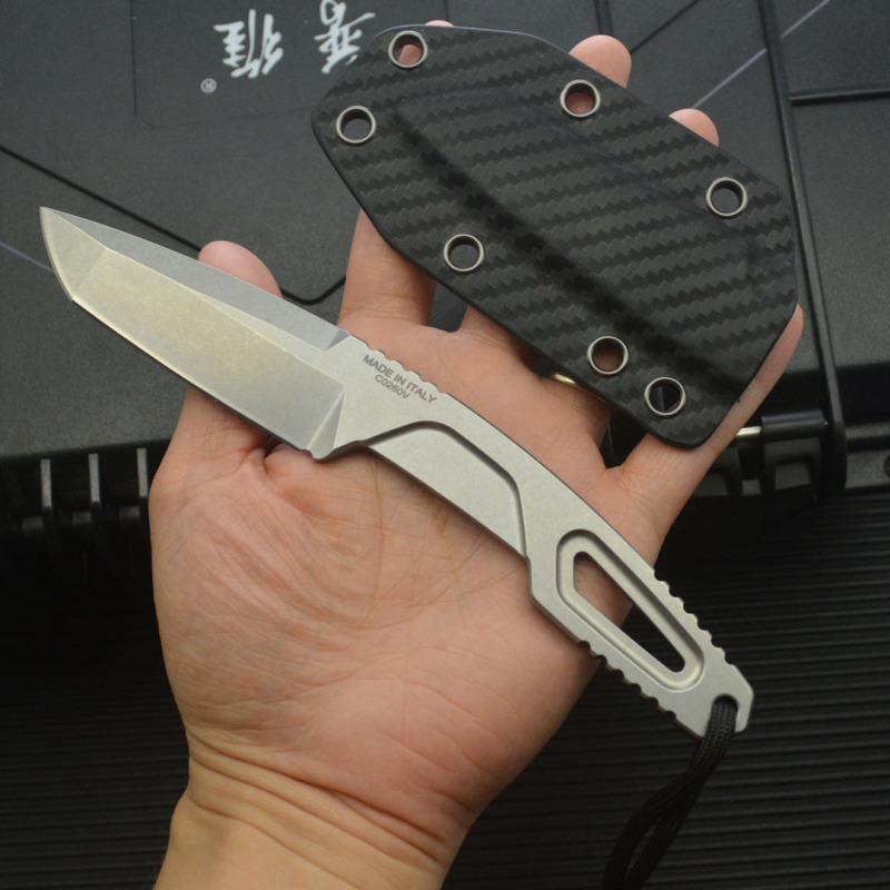 Extrema Ratio VERSA  Knife Fixed Blade3.15" 8cr13mov Blade, Integrated steel Handles