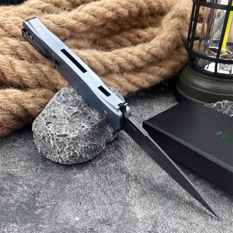 Pro-Tech 1921 Knife Godfather AUTO 3.74" D2 Plain Folding Blade, Aluminum Handles