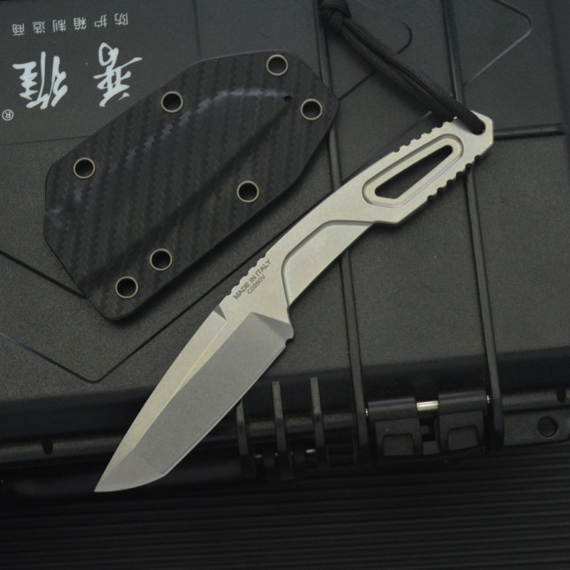 Extrema Ratio VERSA  Knife Fixed Blade3.15" 8cr13mov Blade, Integrated steel Handles