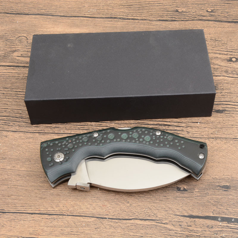 Cold Steel Giant Dog Legs Knife 4.02" 440C Folding Blade, Micarta Handles