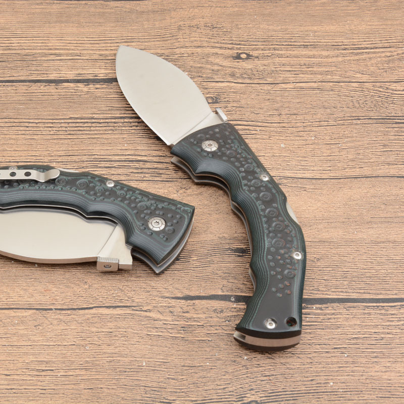 Cold Steel Giant Dog Legs Knife 4.02" 440C Folding Blade, Micarta Handles