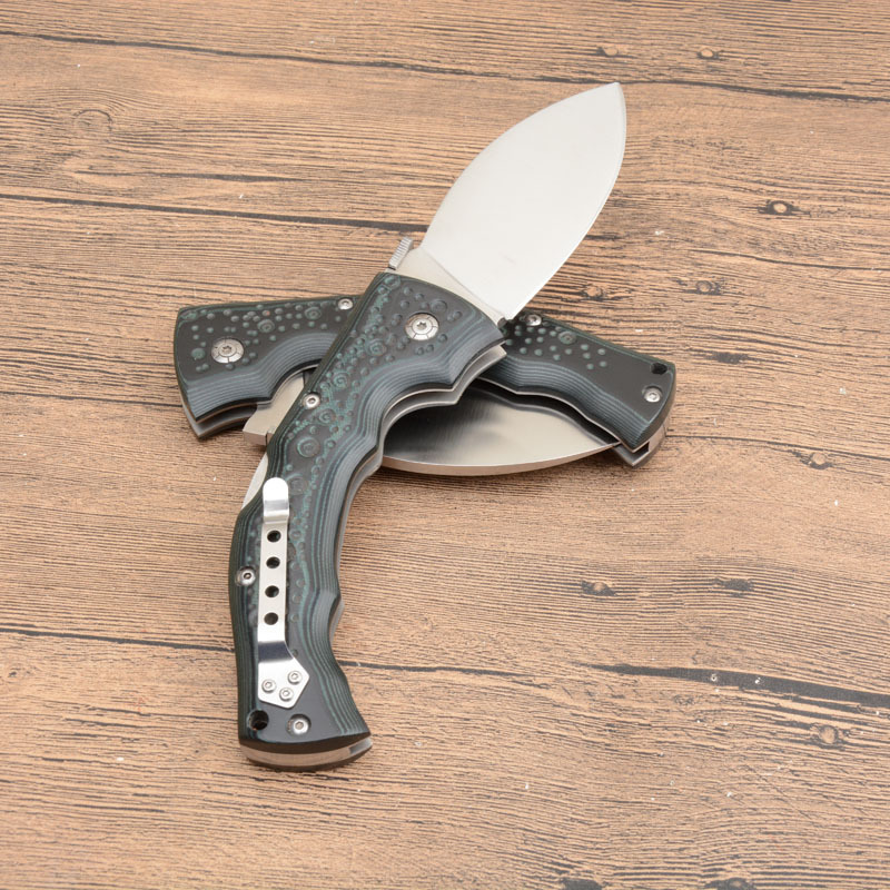 Cold Steel Giant Dog Legs Knife 4.02" 440C Folding Blade, Micarta Handles