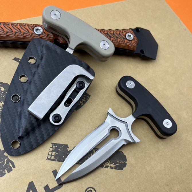 Mini Tactical Defender Knifes - Hand Spike Fixed Blade Knifes