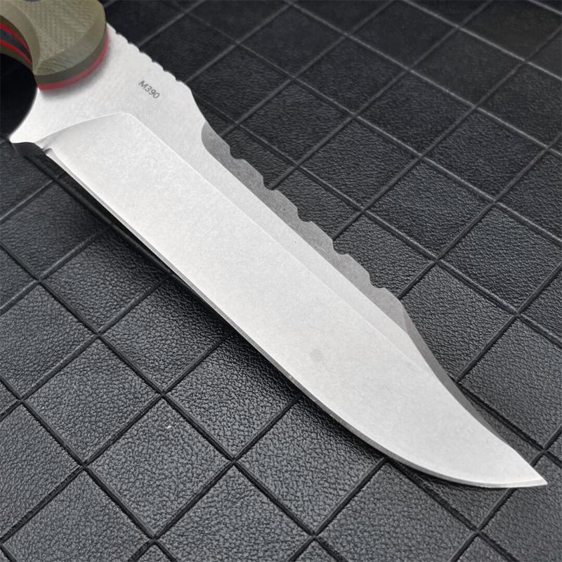 Toor Knife Limited Edition Valor MK1 Fixed Blade 4.33" CPM-D2 Black Point Blade, 3D Machined Green G10 Handles