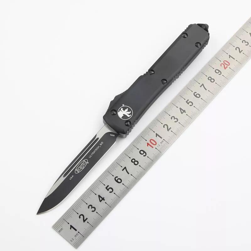 MT UTX-70 Ultratech Knives OTF AUTO Knifes 3.35" M390 Plain Blade, Aluminum Alloy Handles