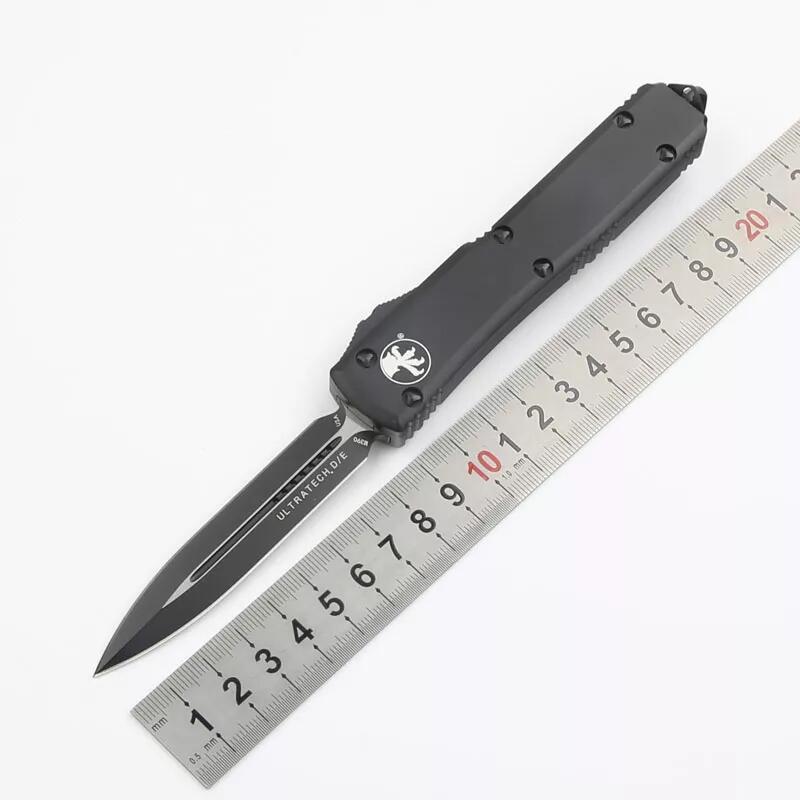 MT UTX-70 Ultratech Knives OTF AUTO Knifes 3.35" M390 Plain Blade, Aluminum Alloy Handles