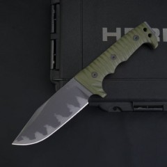 Miller Bros.BIsdes Knife M-8 Fixed Blade 5.12" Z-WEAR Drop Blade, G10 Handles