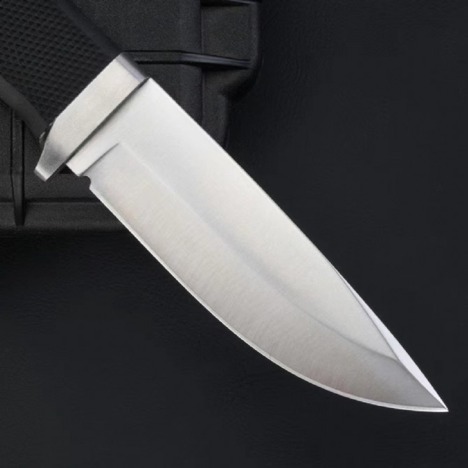 F1 Pro Knifes Survival Fixed Blade Knife 3.94" Satin Elmax Blade, TPR Handle and Sheath