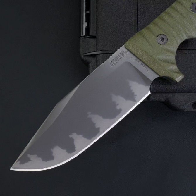 Miller Bros.BIsdes Knife M-8 Fixed Blade 5.12" Z-WEAR Drop Blade, G10 Handles